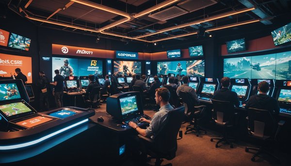 How do UK gaming companies integrate storytelling and technology?